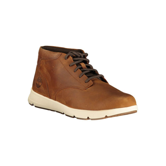 Brown Leather Men's Sneaker