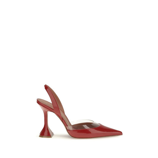 Red Calf Leather Bos Taurus High Heel Pumps