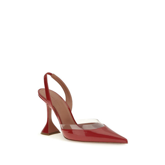 Red Calf Leather Bos Taurus High Heel Pumps