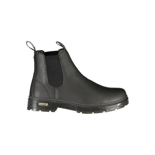 Black Polyurethane Women's Bootie