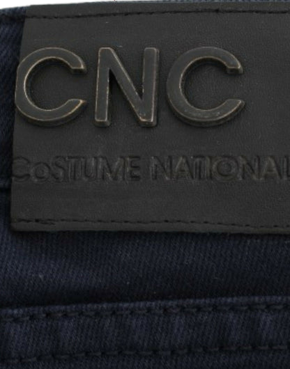 Blue straight leg jeans