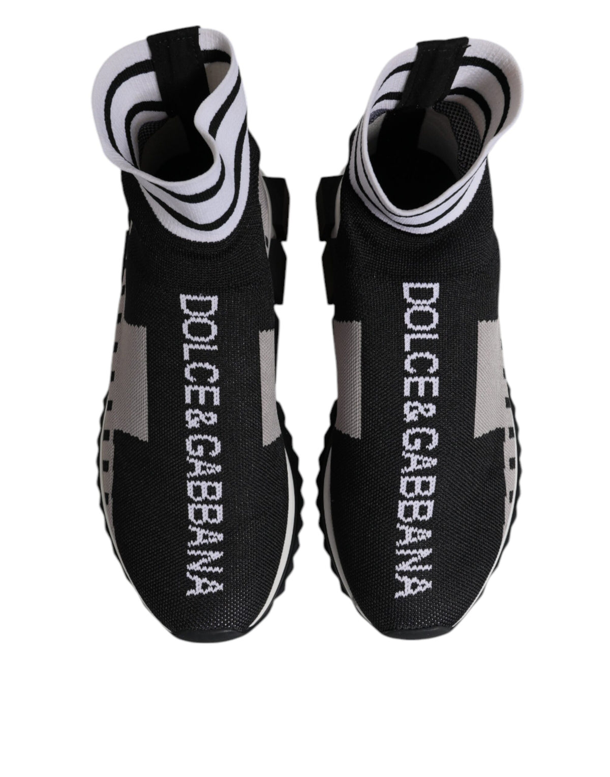 Black Gray Sorrento Socks Women Sneakers Shoes