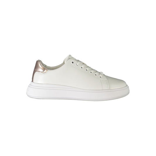 White Leather Women Sneaker