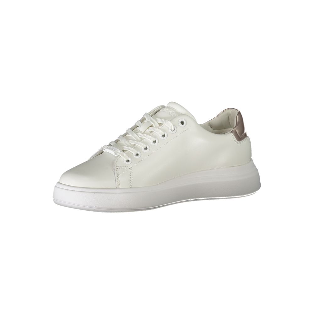 White Leather Women Sneaker