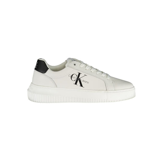 White Leather Women Sneaker