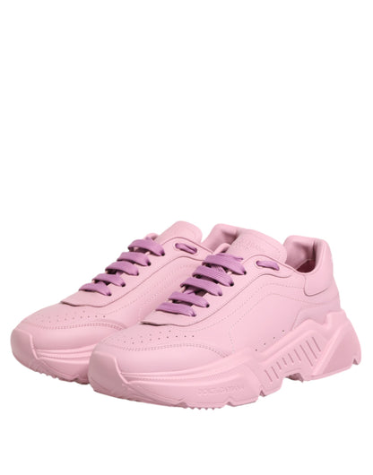 Pink Leather Daymaster Low Top Sneakers Shoes