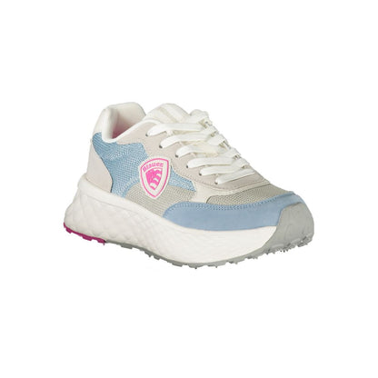 Azzurro Polyurethane Women Sneaker