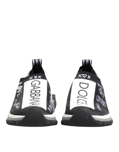 Black White Sorrento Low Top Sneakers Shoes