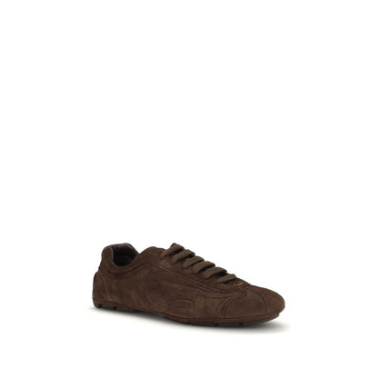 Brown Calf Leather Bos Taurus Athletic Sneakers